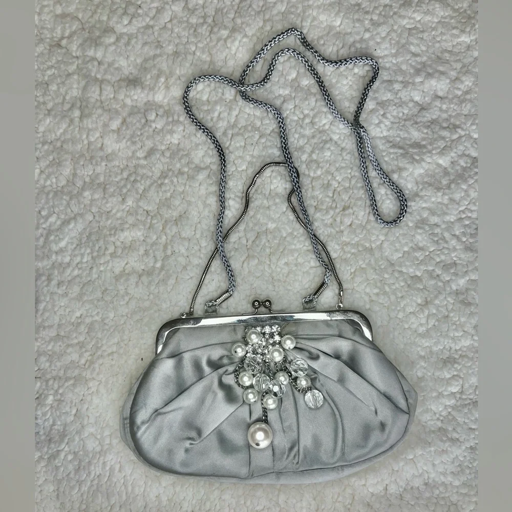 Kate landry gray clutch